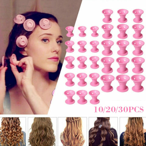 Soft Rubber Hair Care Rollers