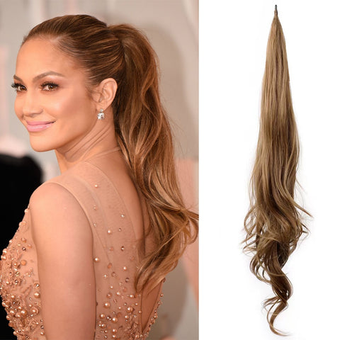 32inch Long Flexible Wrap Around Pony Tail Hair