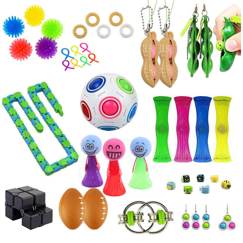 New Rainbow Ball Mini Squeeze Toy
