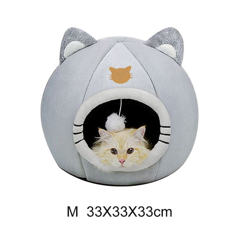 Cat Deep Sleep Winter Bed