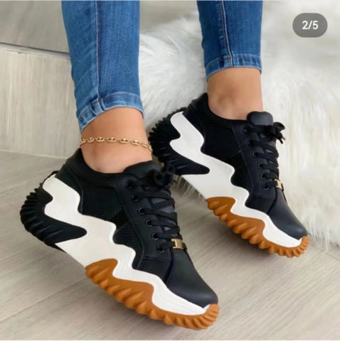 Women Tennis High Canvas Sneakers Shoes