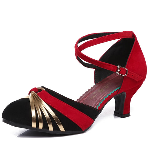 Women Heel Closed Latin Dance Shoes