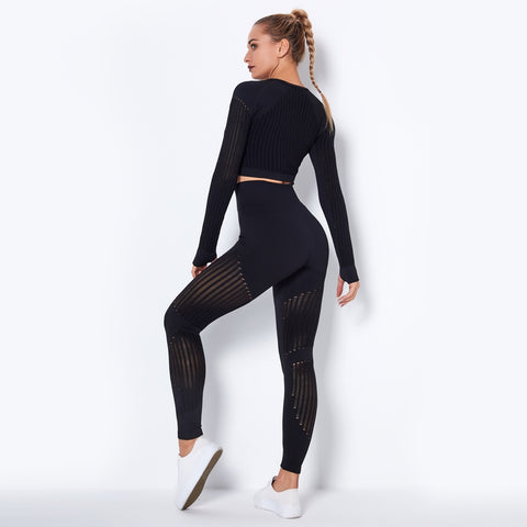 Women's Sports Gym Leggings Sets