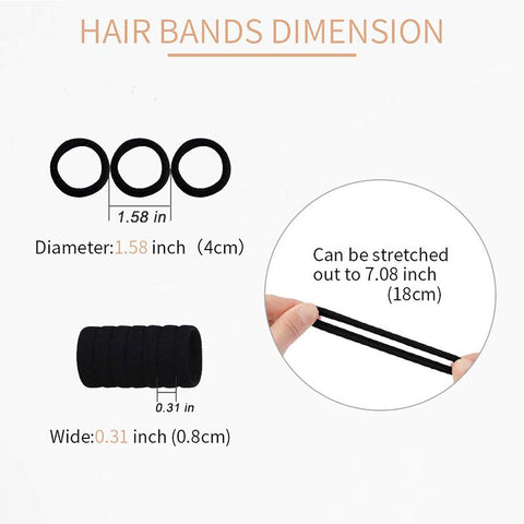 Women Seamless Soft Elastic Hair Bands