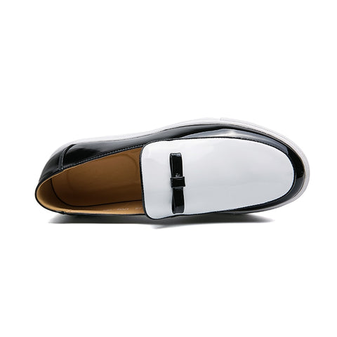 Men  Slip-On Loafers Patent Leather Shoes