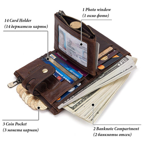 Men Genuine Leather Wallet