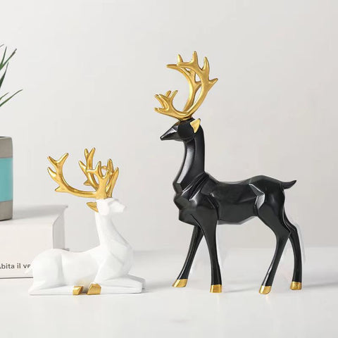 Deer Statue Reindeer Figurines