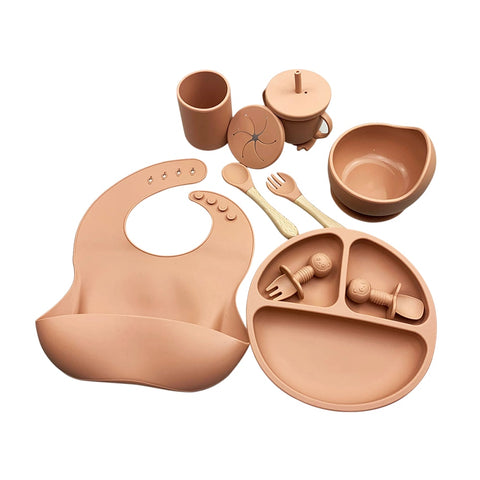 Baby Soft Silicone Feeding Set
