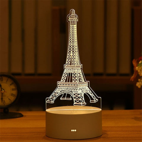 Love 3D Led Lamp