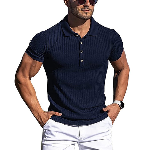 Turn-Down Collar T-shirt