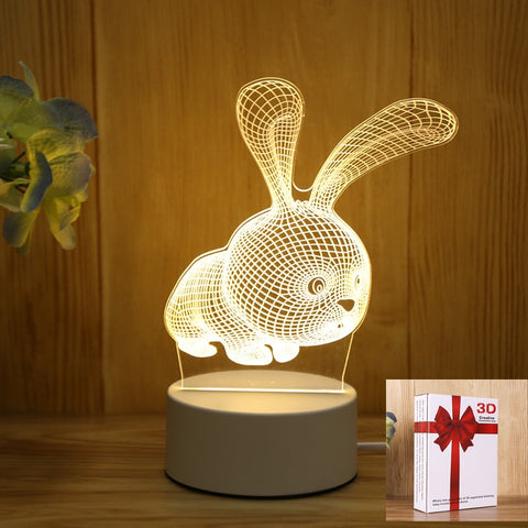 Love 3D Led Lamp