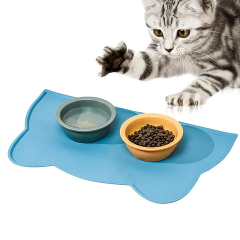 Dog Cat  Silicone Waterproof Food Mat