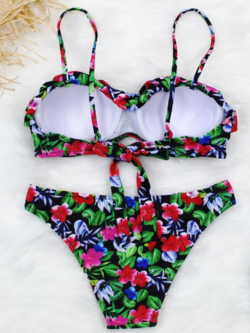 Women Ruffle Bikini Swimsuit