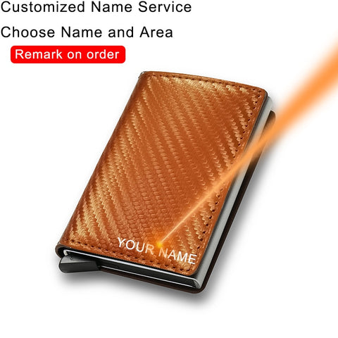 Men Leather Minimalist Wallet