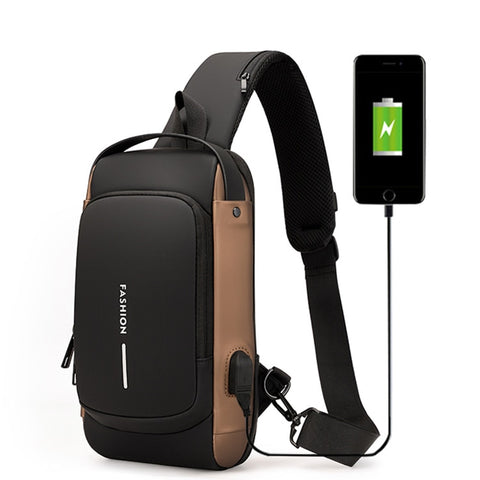 Men Sling Cross Body Shoulder Chest Bag