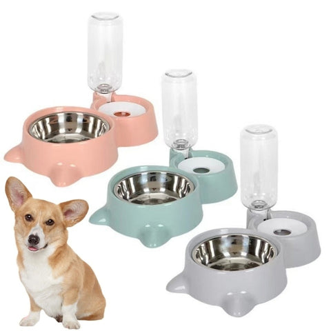 Cat Double Food Bowl