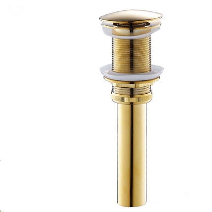 Brass Gold White Bathroom Basin Faucet