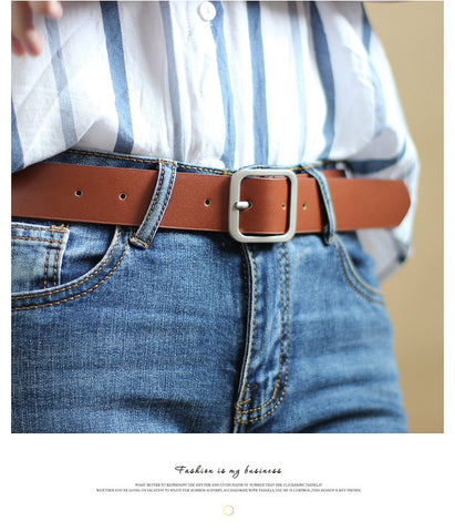 Women's Square Buckle Belt