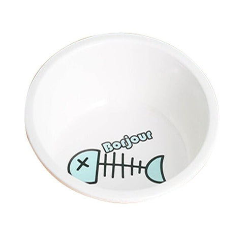 Elevated Bamboo Food Bowls
