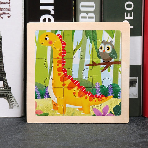 Kids Wooden Animal Puzzle Toys
