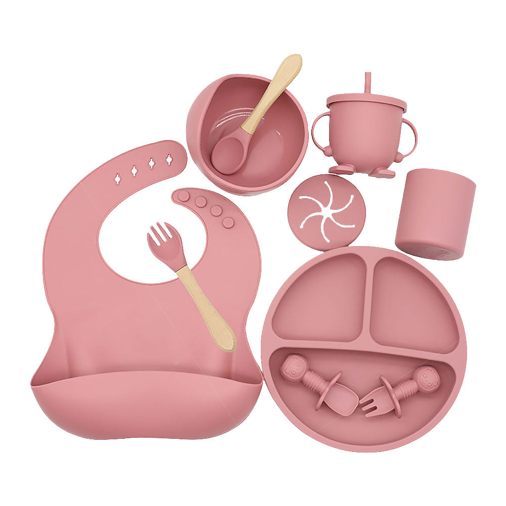 Baby Soft Silicone Feeding Set