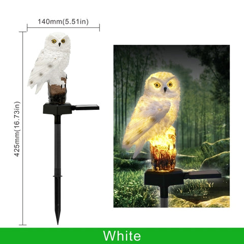 Garden Solar Owl Light