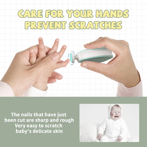 Newborn Baby Electric Nail Trimmer