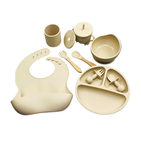 Baby Soft Silicone Feeding Set