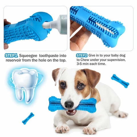 Dog Toothbrush Rubber Toy