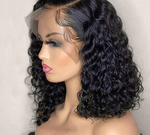 New Short Curly Bob Brazilian Human Hair