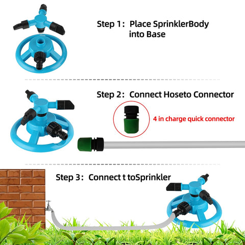 Garden Automatic Rotating Water Sprinklers