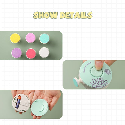 Newborn Baby Electric Nail Trimmer