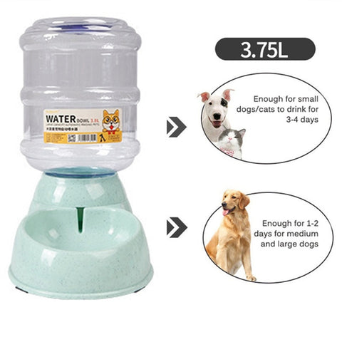 Dog Feeding Plastic Water Dispenser
