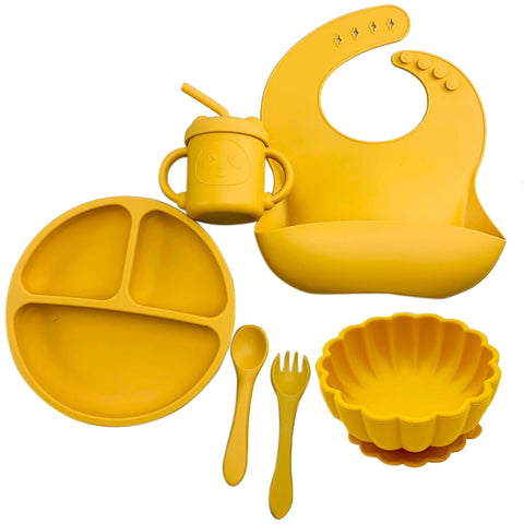 Baby Soft Silicone Feeding Set
