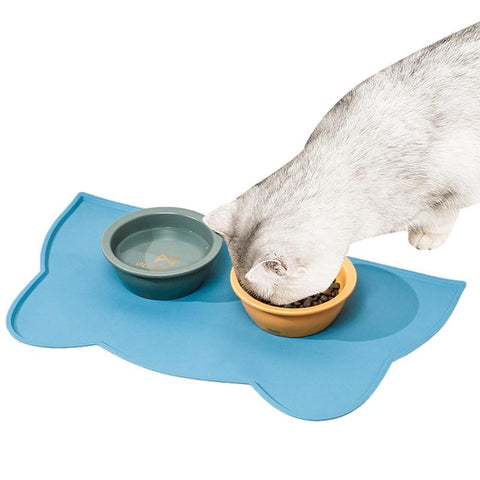Dog Cat  Silicone Waterproof Food Mat