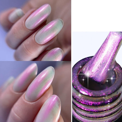 7ML Aurora Top Coat Sparking Aurora Gel Nail Polish