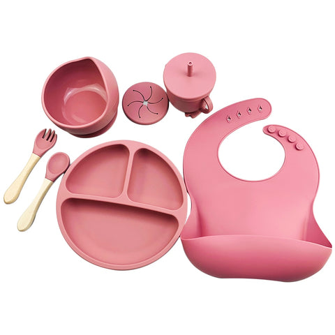 Baby Soft Silicone Feeding Set