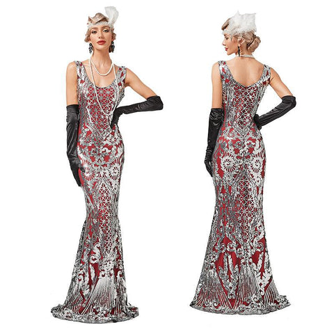 Women Mermaid Cocktail Evening Dress