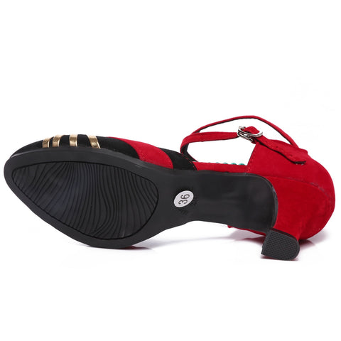Women Heel Closed Latin Dance Shoes