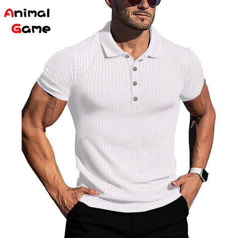 Turn-Down Collar T-shirt