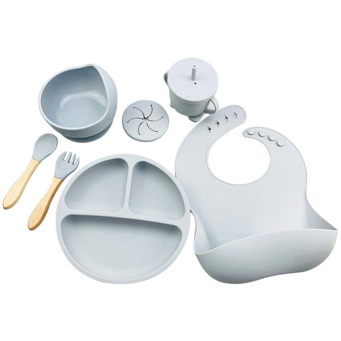 Baby Soft Silicone Feeding Set