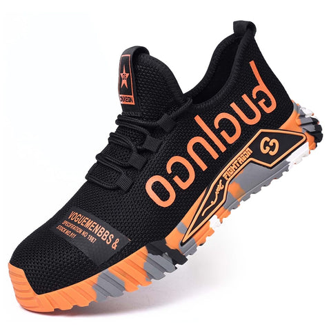 Breathable Men Work Safety Shoes