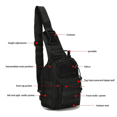 Outdoor Military Tactical Chest Bag