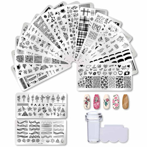 12*6cm Nail Art Templates Stamping Plate