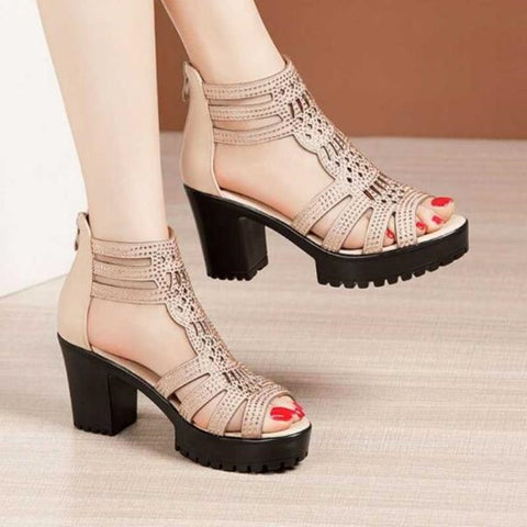 Woman Heels Gladiator Sandals