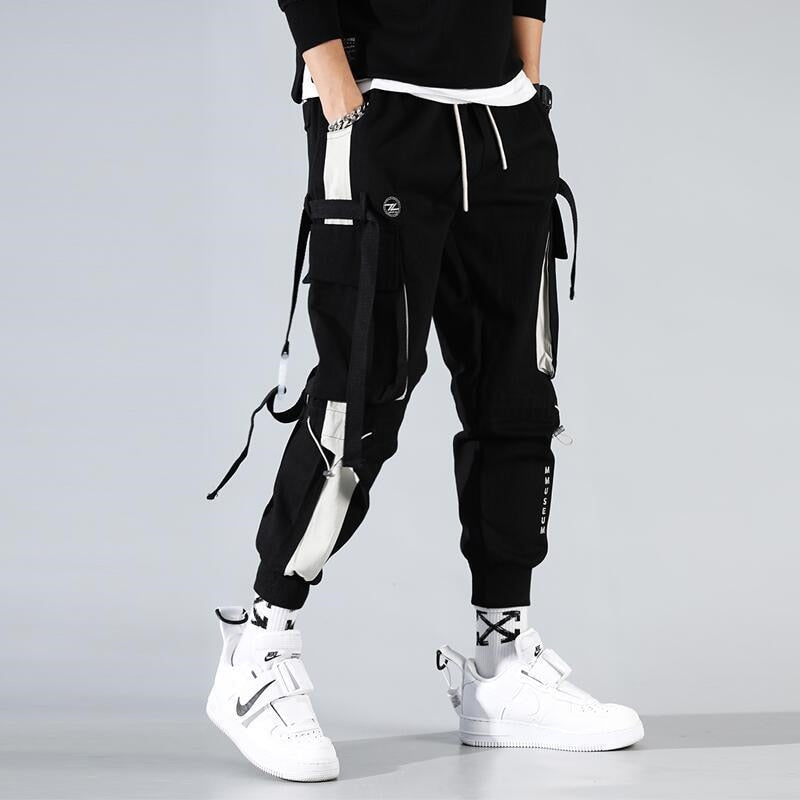 Pocket Drawstring Cargo Pants