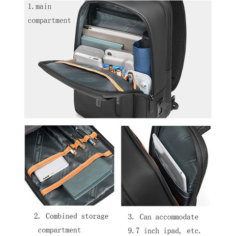 Multifunction USB Shoulder Bag