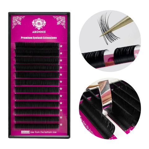 Abonnie C/D Curl Classic Individual Eyelash