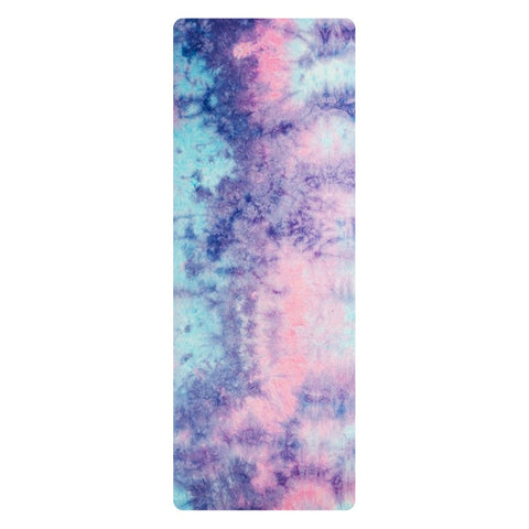 Lotus Pattern Suede TPE Yoga Mat