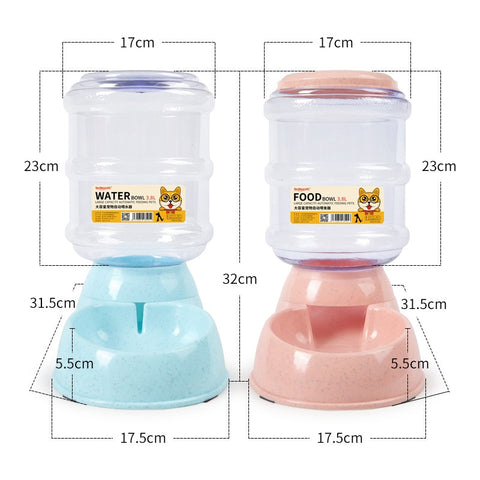 Dog Feeding Plastic Water Dispenser